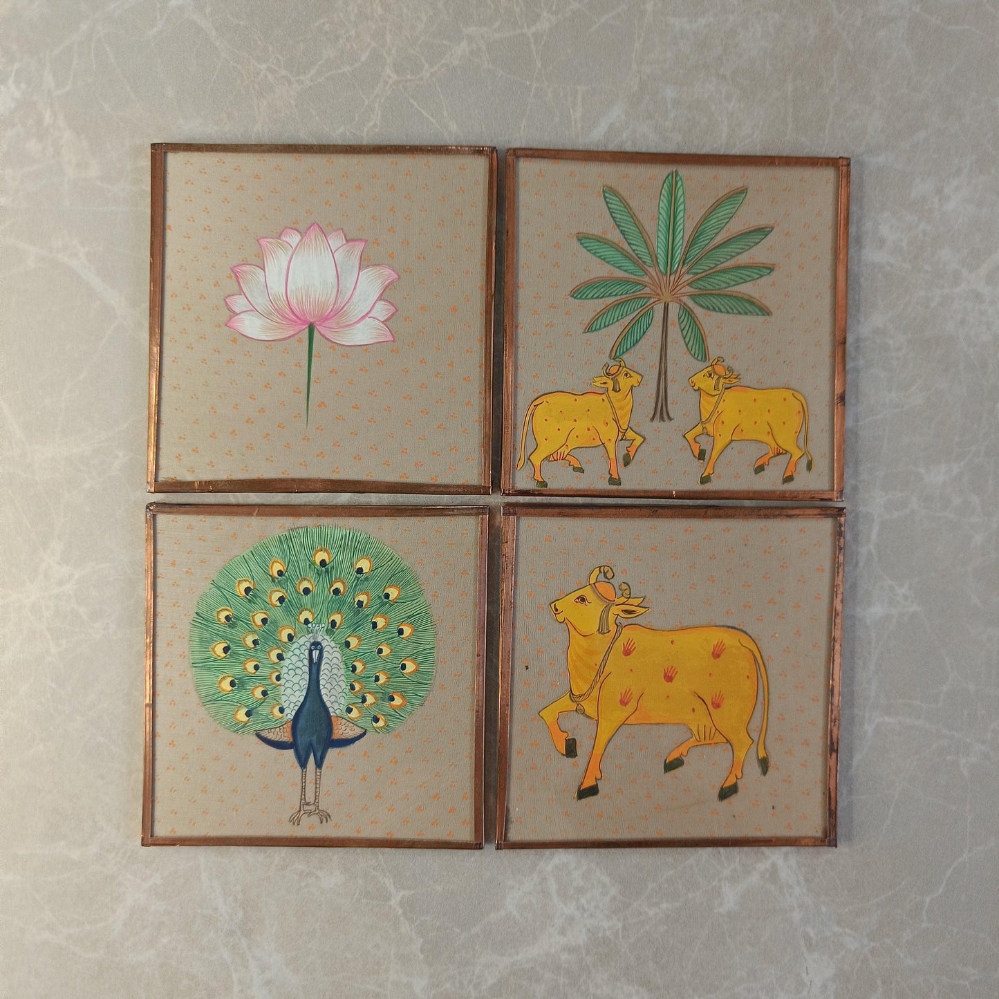 Pichwai Coasters - Artisanal India