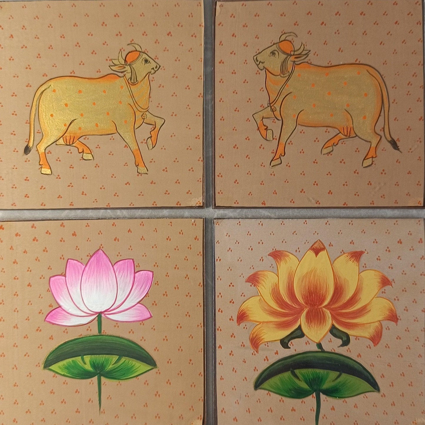 Pichwai Coasters - Artisanal India