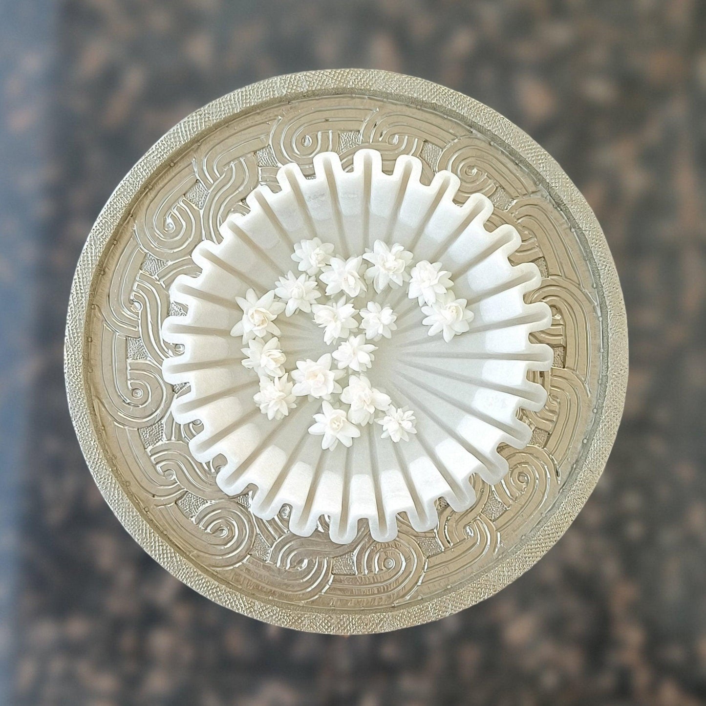Coral Urli 9 inch - Artisanal India
