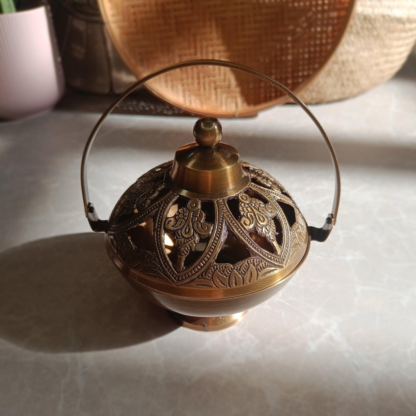 Kamandalam Brass Dhuni - Artisanal India