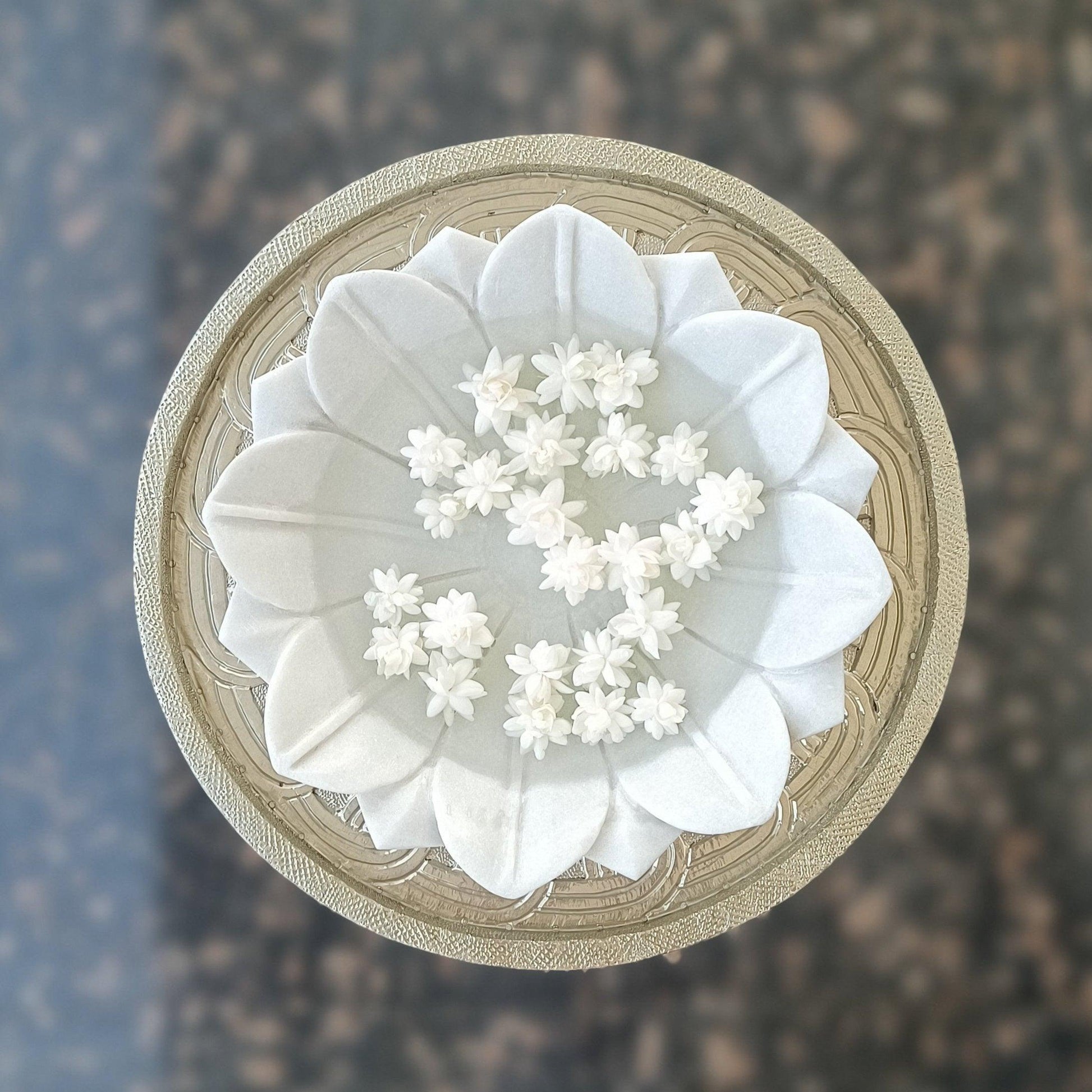 Lotus Urli 9 inch - Artisanal India