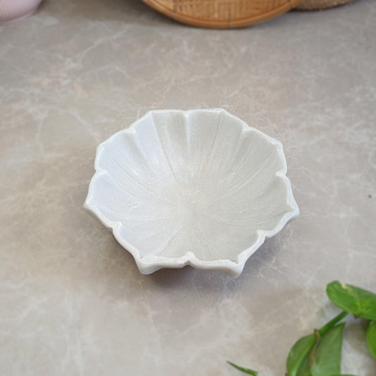 Marble Padma Urli 6 inch - Artisanal India