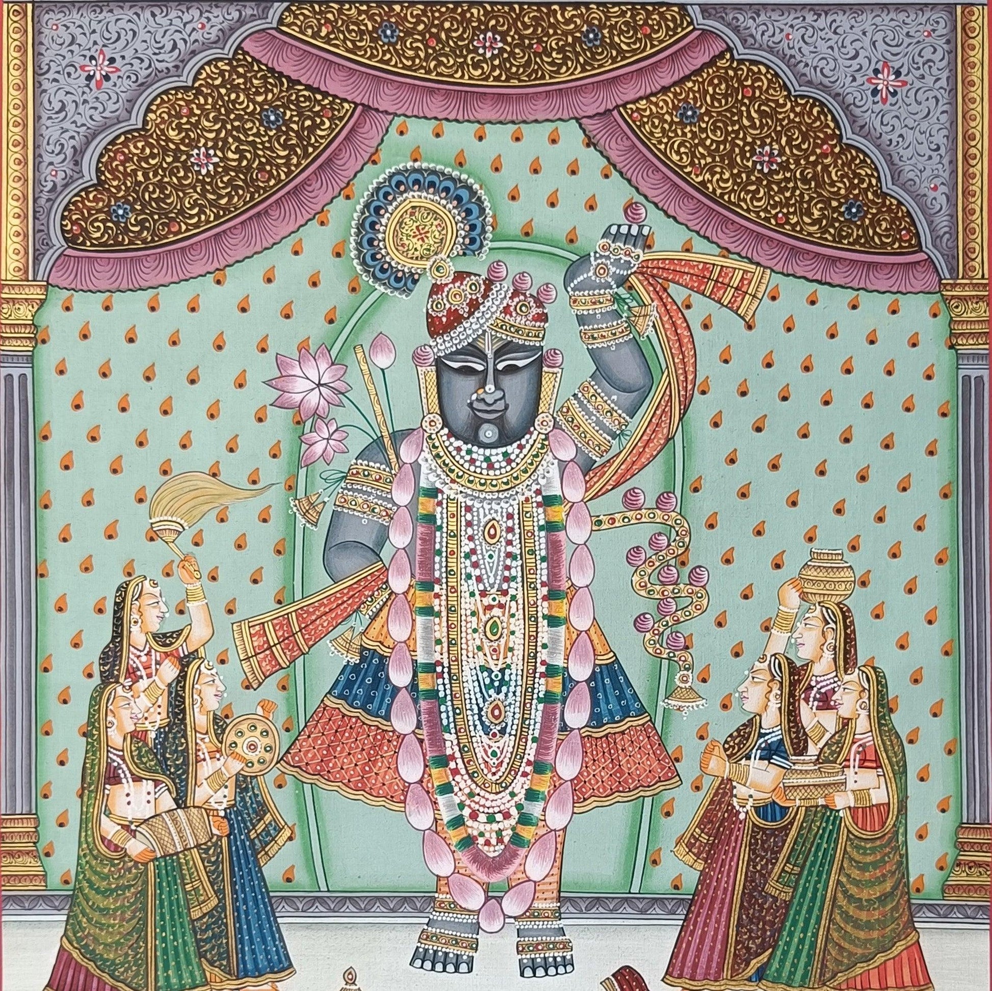 Shrinathji Shringar Pichwai - Artisanal India