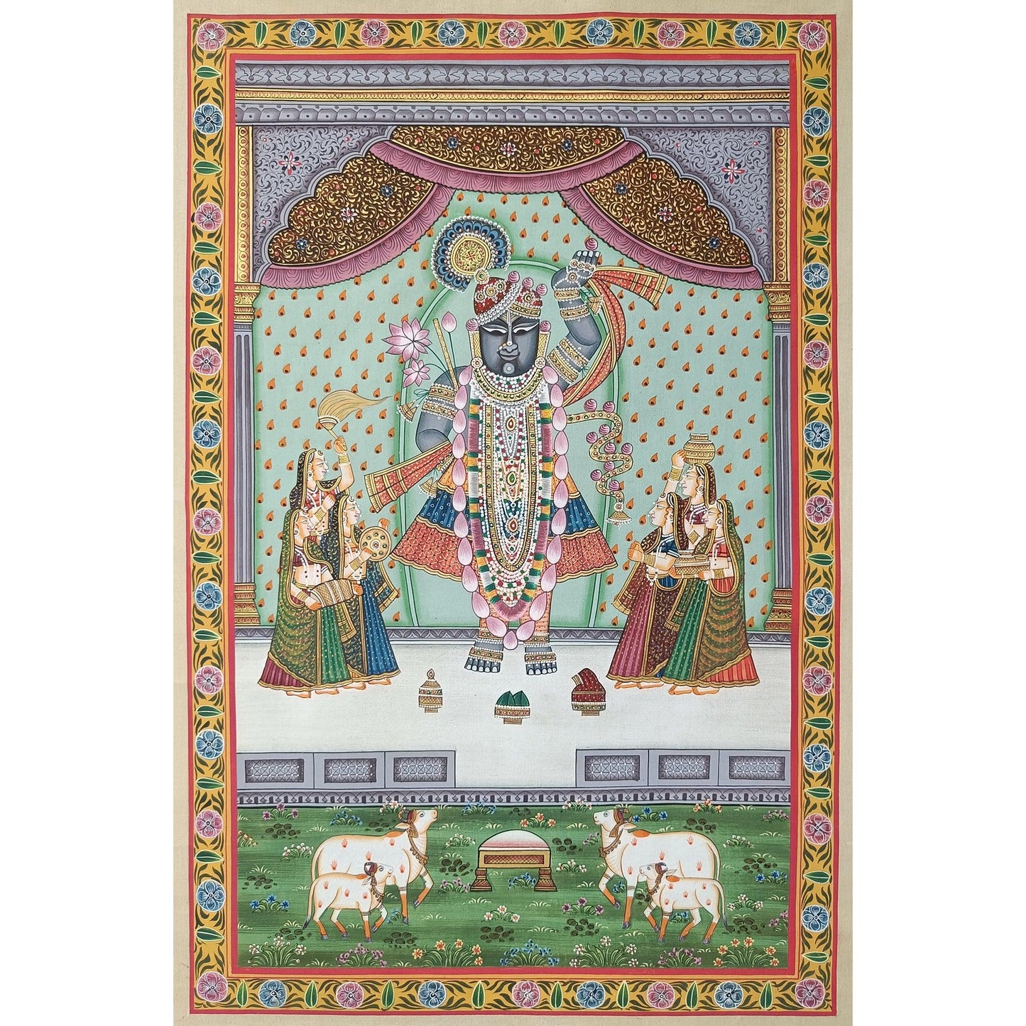 Shrinathji Shringar Pichwai - Artisanal India