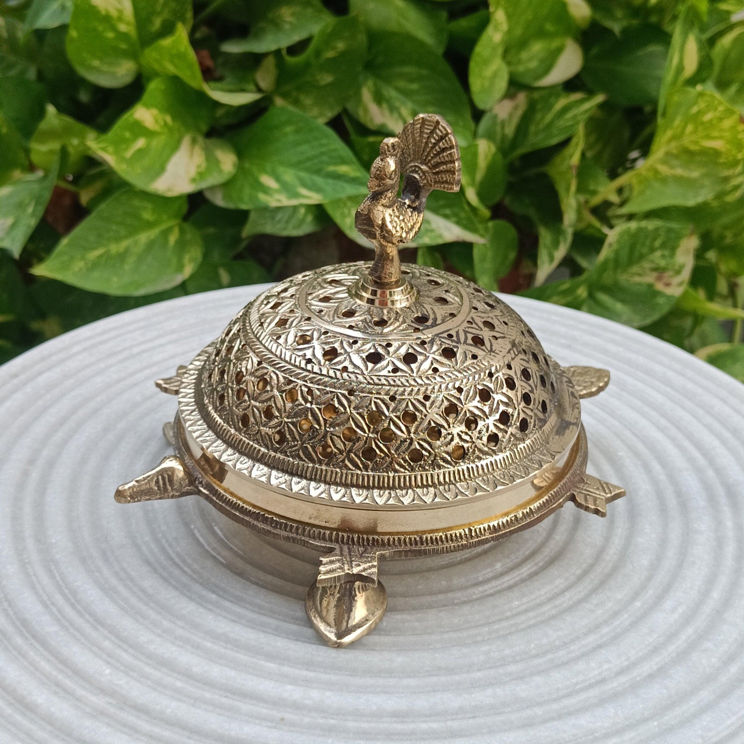 Traditional Brass Dhuni - Artisanal India