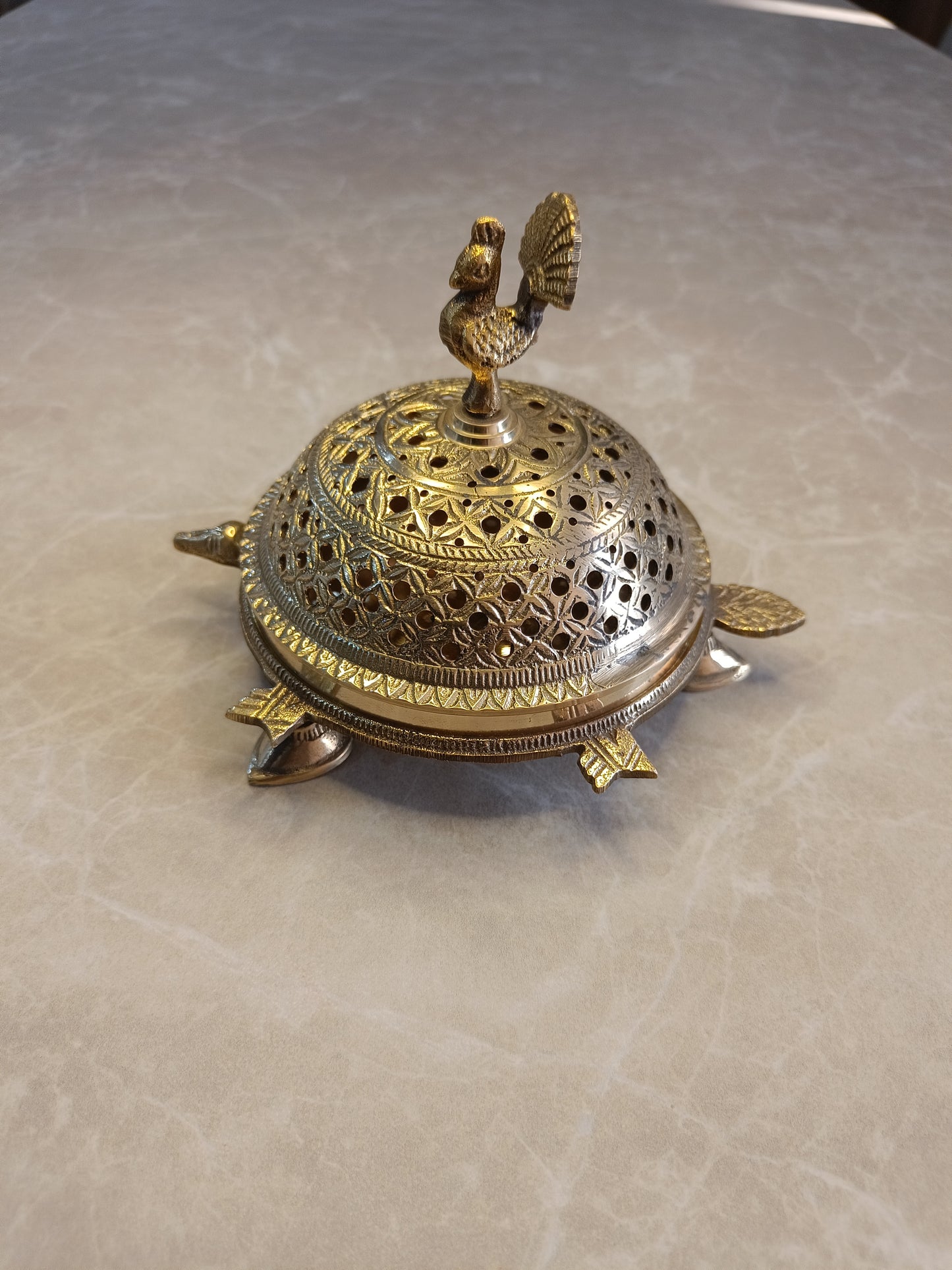 Brass Tortoise Dhuni