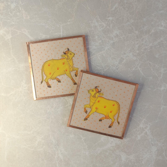 Pichwai Coasters - Artisanal India