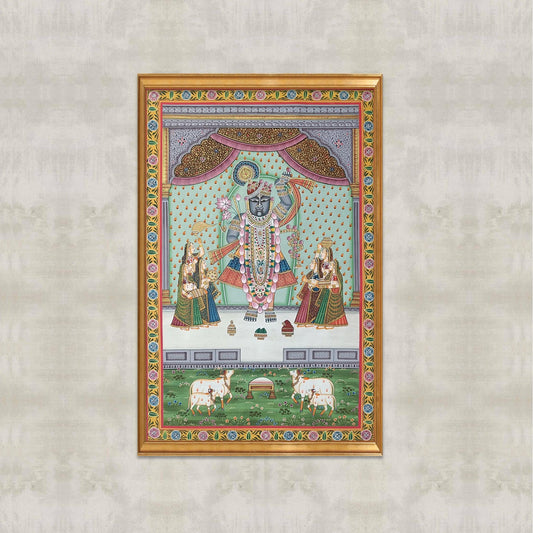 Shrinathji Shringar Pichwai - Artisanal India