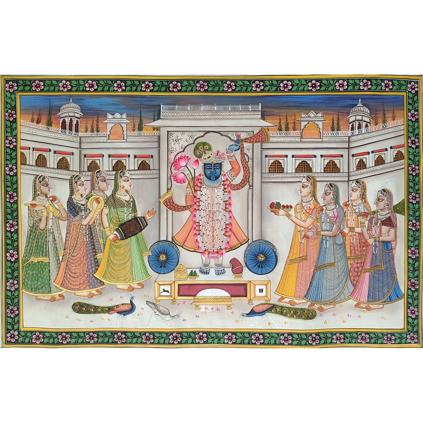 Shrinathji Sandhya Aarti Pichwai