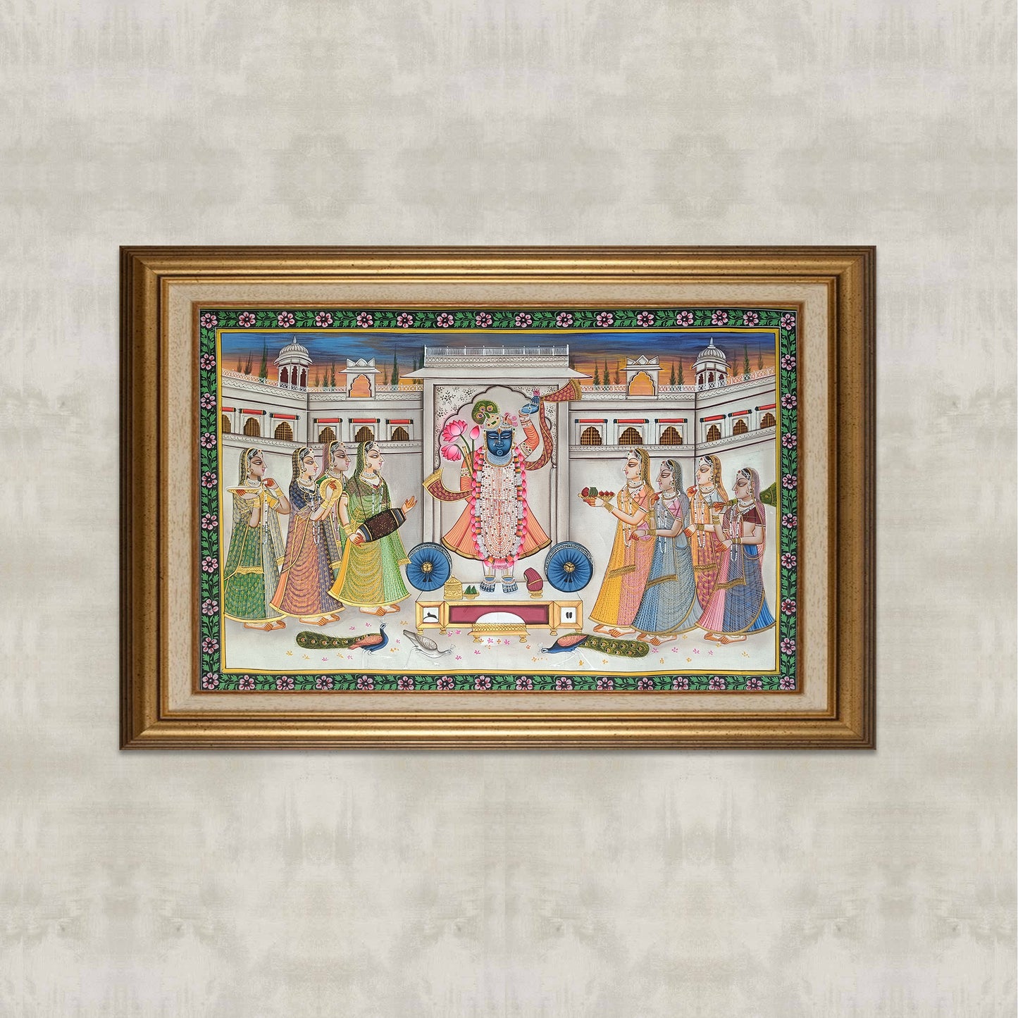 Shrinathji Sandhya Aarti Pichwai